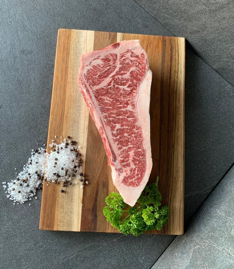 Platinum+ Bone in Porterhouse (Wagyu MBS9)